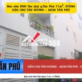 Bán nhà HXH Tân Quý q.Tân Phú 71m², 3TẦNG, 7.85 Tỷ - GẦN CHỢ TÂN HƯƠNG
